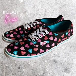 VANS Heart Sneakers Sz 10